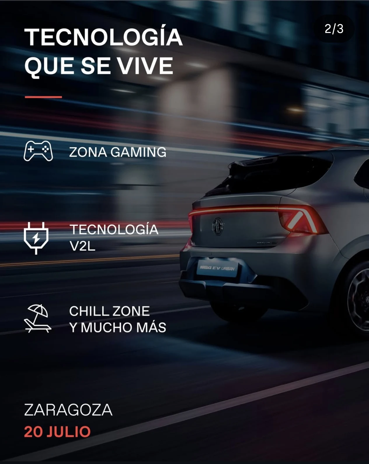 Zona Gaming, Tecnología V2L y Chill Zone en el MG Roadshow